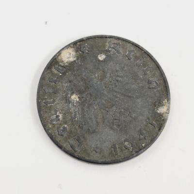 1941 GERMAN REICHSPFENNIG 10 PIECE