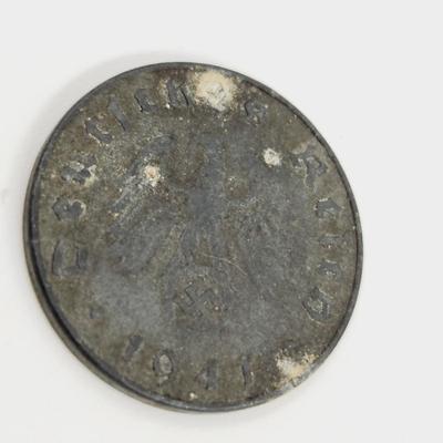 1941 GERMAN REICHSPFENNIG 10 PIECE