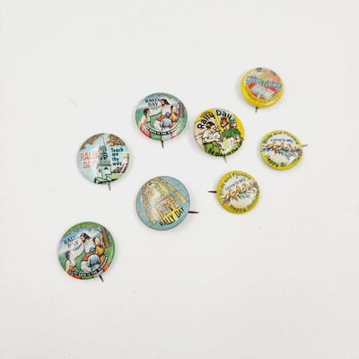 VINTAGE RALLY DAY CHRISTIAN PIN COLLECTABLE