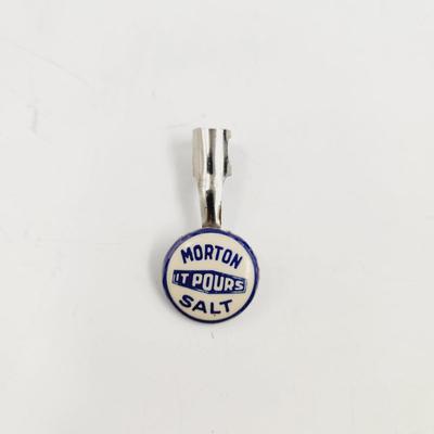 VINTAGE MORTON SALT "IT POURS" PENCIL / PEN TOPPER ADVERTISEMENT