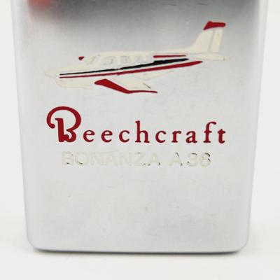 VINTAGE BEECHCRAFT AIRPLANE ADVERTISEMENT LIGHTER