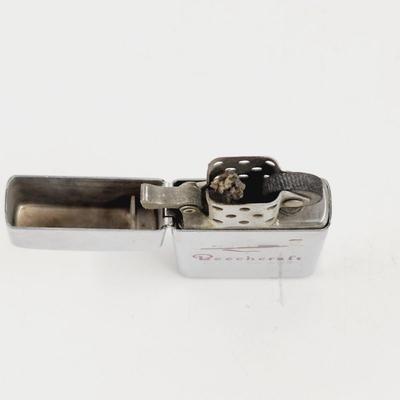 VINTAGE BEECHCRAFT AIRPLANE ADVERTISEMENT LIGHTER