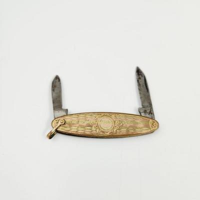 ANTIQUE RAILROAD STYLE (MISSING CHAIN) POCKET KNIFE