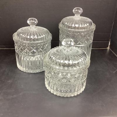 1427 Glass Canister Set