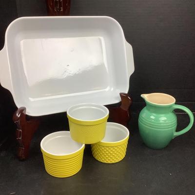 1428 Emile Henry Le Creuset Lot