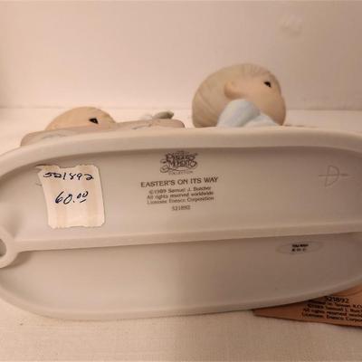 Lot #47  Precious Moments Figurine "Easter is on Its Way" - box