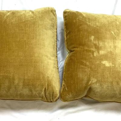 1436 Custom Made Gold 18" Pillows