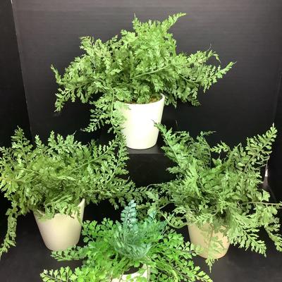 1439 Faux Fern Decor Lot