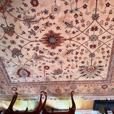 Large The Gem Collection Couristan Belgium Tan Area Rug
