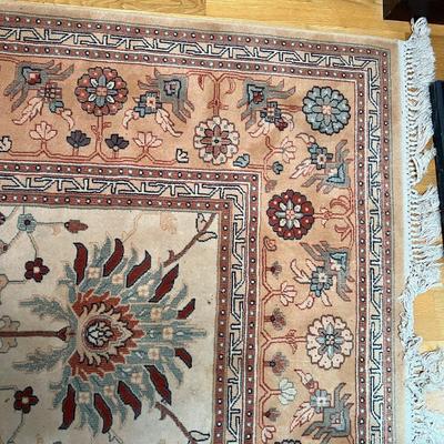 Large The Gem Collection Couristan Belgium Tan Area Rug