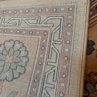 Large The Gem Collection Couristan Belgium Tan Area Rug