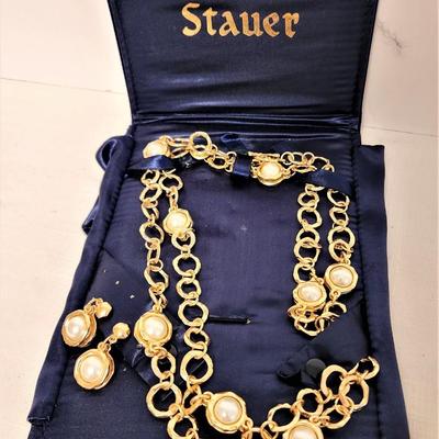Lot #54   STAUER Necklace and Earring Set