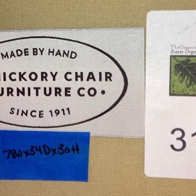 Hickory Chair Furniture Company sofa 78â€w