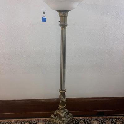 Giltwood Baroque Style Floor Lamp
