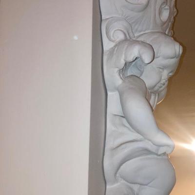 Plaster Cherub corbel