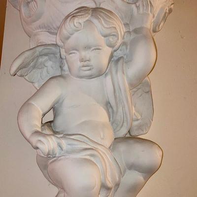 Plaster Cherub corbel