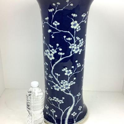 1483 Blue & White Cherry Blossom Umbrella Stand