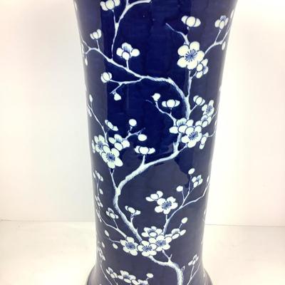 1483 Blue & White Cherry Blossom Umbrella Stand