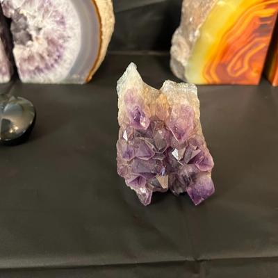 Lot of 11 Crystal Specimens incl. Amethyst Petrified Wood Quartz and More!