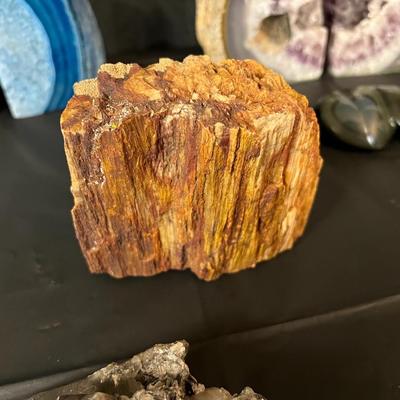 Lot of 11 Crystal Specimens incl. Amethyst Petrified Wood Quartz and More!