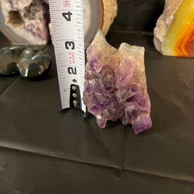 Lot of 11 Crystal Specimens incl. Amethyst Petrified Wood Quartz and More!