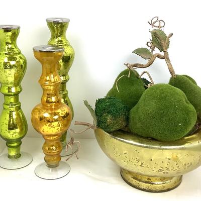 1515 Mercury Glass Decor Lot
