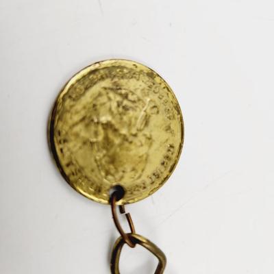 GOLD TONED QUARTER CHAIN BRACELET