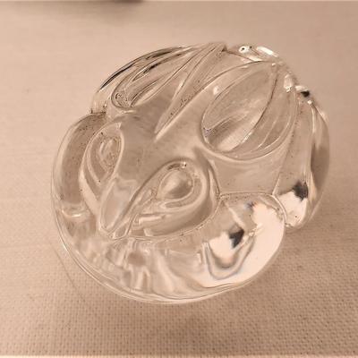 Lot #65  STEUBEN crystal Bunny Rabbit in Box