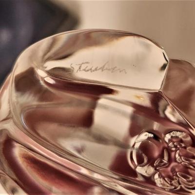 Lot #65  STEUBEN crystal Bunny Rabbit in Box