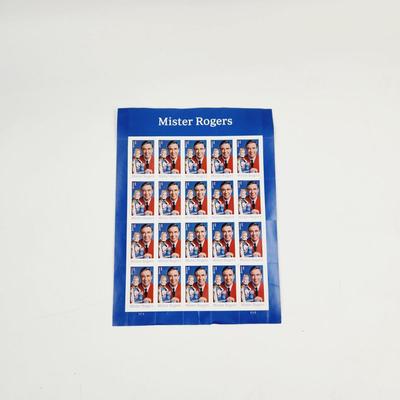 MISTER ROGERS SHEET OF FOREVER STAMPS