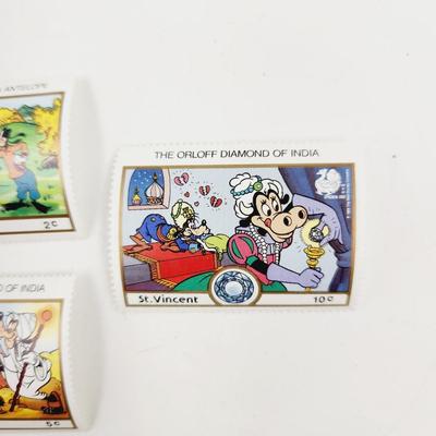 SET OF DISNEY MINNIE & MICKEY COLLECTABLE STAMPS #1