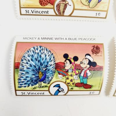 SET OF DISNEY MINNIE & MICKEY COLLECTABLE STAMPS #1