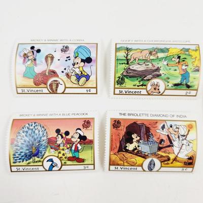 SET OF DISNEY MINNIE & MICKEY COLLECTABLE STAMPS #1