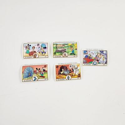 SET OF DISNEY MINNIE & MICKEY COLLECTABLE STAMPS #1