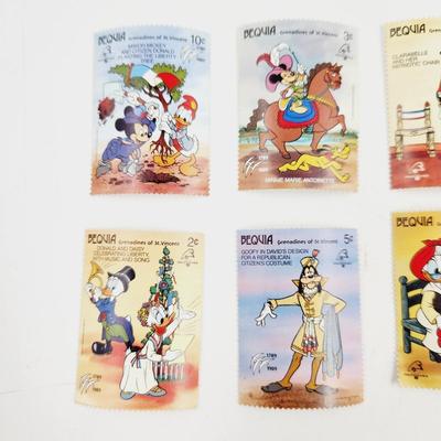 DINEYS CHARACTERS BEQUIA 6 PC STAMPS
