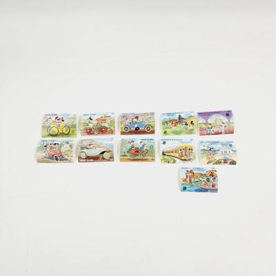 DISNEY CHARACTERS GRENADINES OF ST VINCENT & UNION ISLAND 11 PC STAMPS