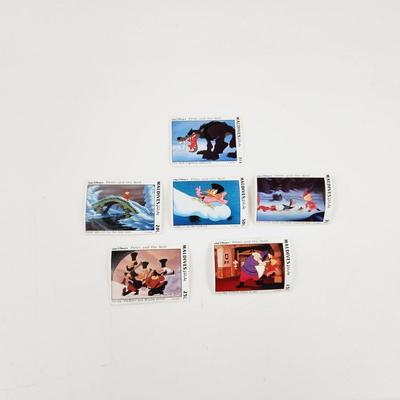 DISNEY PETER & THE WOLF 6 PC STAMPS