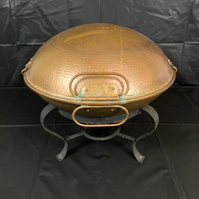 Vintage Hammered Copper Cataplana Tapiol Made in Portugal