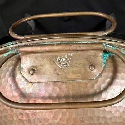 Vintage Hammered Copper Cataplana Tapiol Made in Portugal