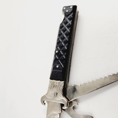 NICE 3 STYLE KNIFE WITH HEAVY DUTY PLASTIC HANDLE