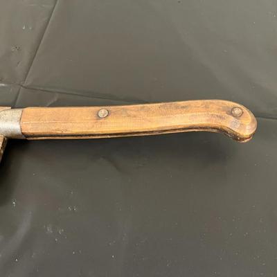 Large Vintage Genuine Warranted 10 Butchers Meat Cleaver Knife