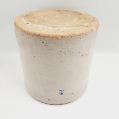 LARGE #2 STONE WARE POTTERY CROCK
