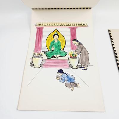 FANTABULOUS MID-CENTURY JEANETTE MISSIONARY STORY WITH FANTASTIC DRAWINGS BY SAM BROYLE