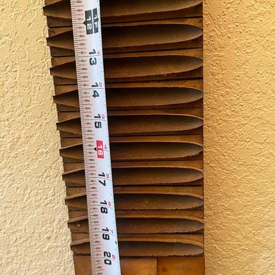 Lot of 4 Vintage Wood Cigar Rolling Mold Boards
