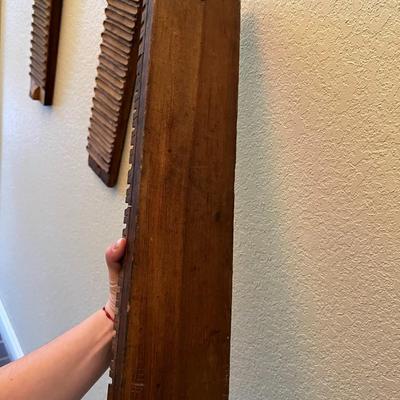 Lot of 4 Vintage Wood Cigar Rolling Mold Boards