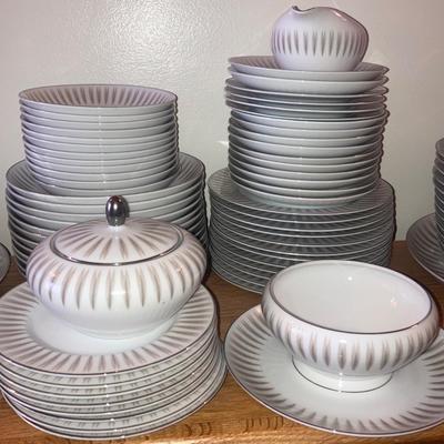 Mikasa Porcelain Dinnerware Service for Twelve