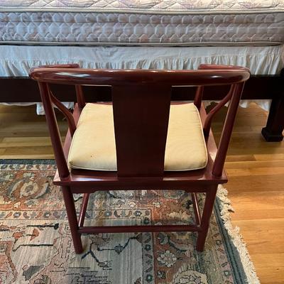 Pair of Baker Furniture Co North Carolina Wood Armchairs