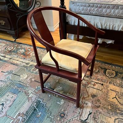 Pair of Baker Furniture Co North Carolina Wood Armchairs