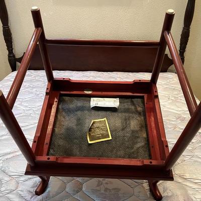 Pair of Baker Furniture Co North Carolina Wood Armchairs