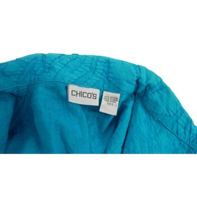 Turquoise Chico's Coat S